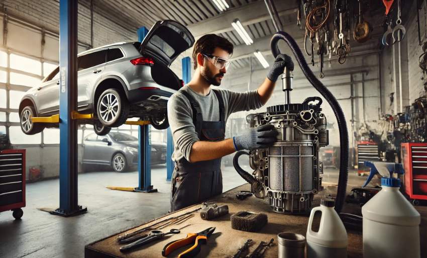 A részecskeszűrő tisztítás haszna.